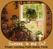 Summer Garden Calendar for houseplants
